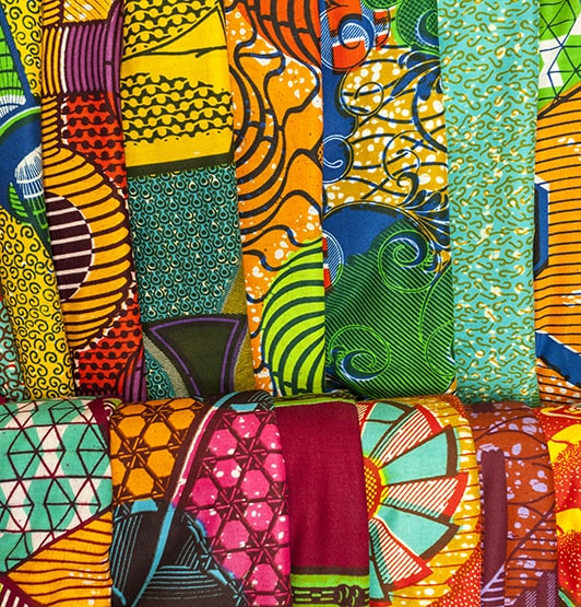 African fabrics from Ghana