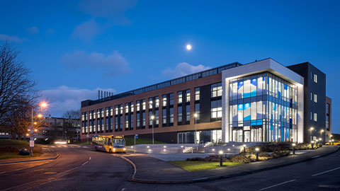 STEMLab building in the evening