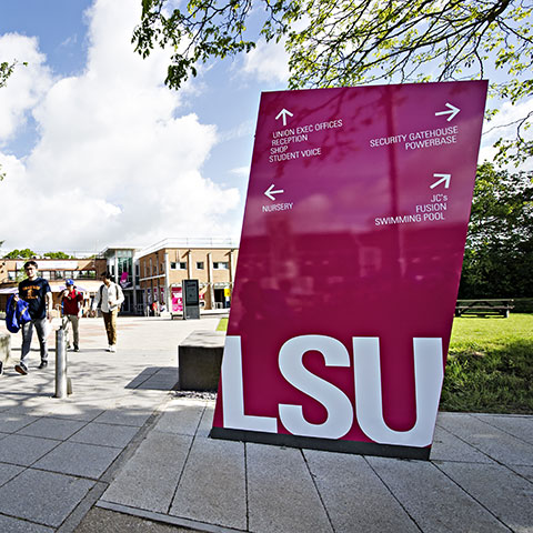 Students' Union sign