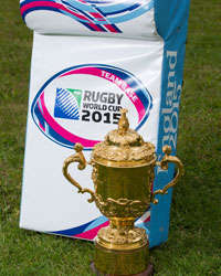 Rugby World Cup - Team Base stock photo