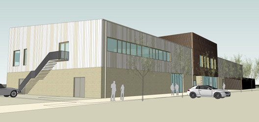 Artists Impression: New health and fitness building