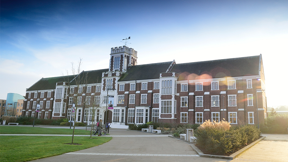 Pictured is the front of Loughborough University's Hazlerigg building.