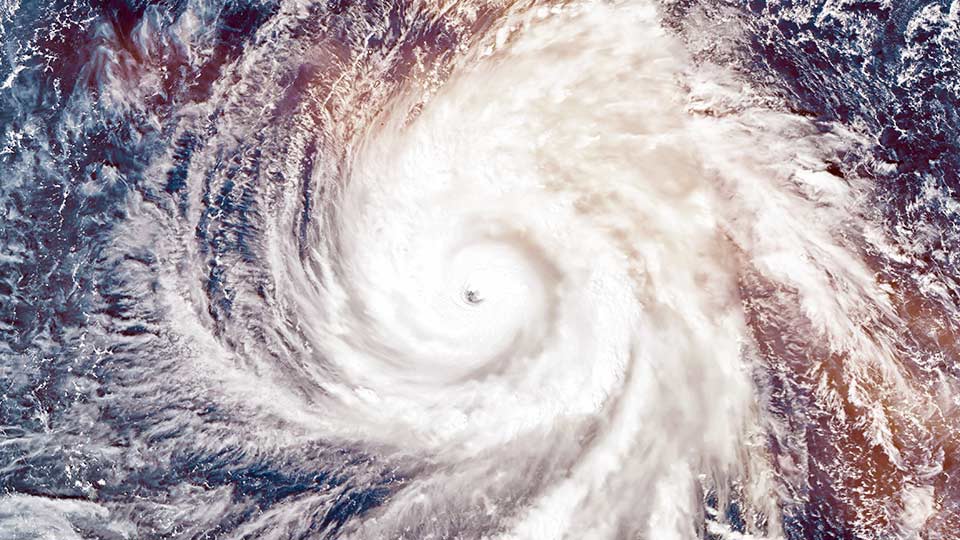 Super Typhoon Yutu, strongest storm on Earth in 2018. Satellite view. Elements of this image furnished by NASA. Source: Getty Images. 