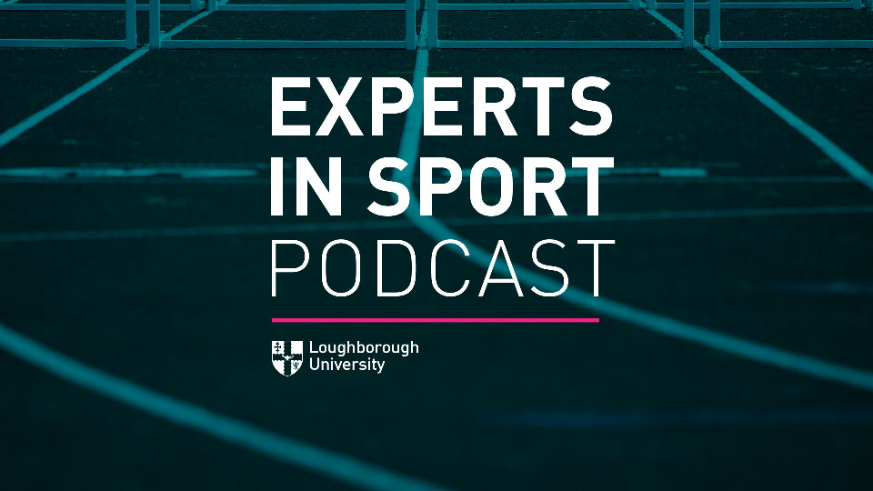 The artwork for the latest experts in sport podcast 