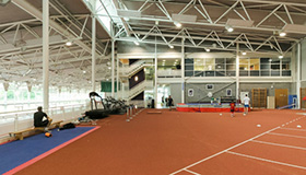 High performance athletics centre indoor