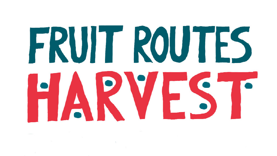 Fruit routes harvest poster