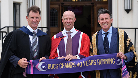 Danny Kerry received an honorary degree from Loughborough University. 