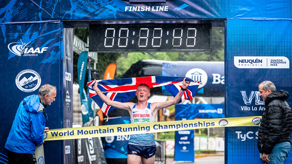 Loughborough University’s Joe Dugdale has claimed gold in the junior men’s title at World Mountain Running Championships in Patagonia, Argentina. 