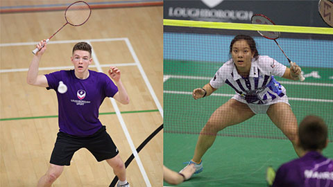 Loughborough pair Max Flynn and Fee Teng produced a stunning performance to take the Mixed Doubles title at the English National Badminton Championships.