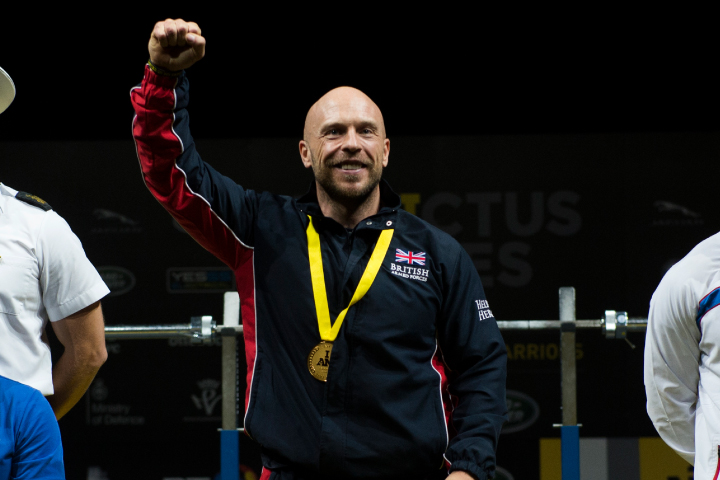 Micky Yule gold in the 2020 Road to Tokyo Para Powerlifting World Cup.