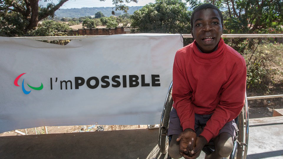 An image from Loughborough University's para sport project in Africa 