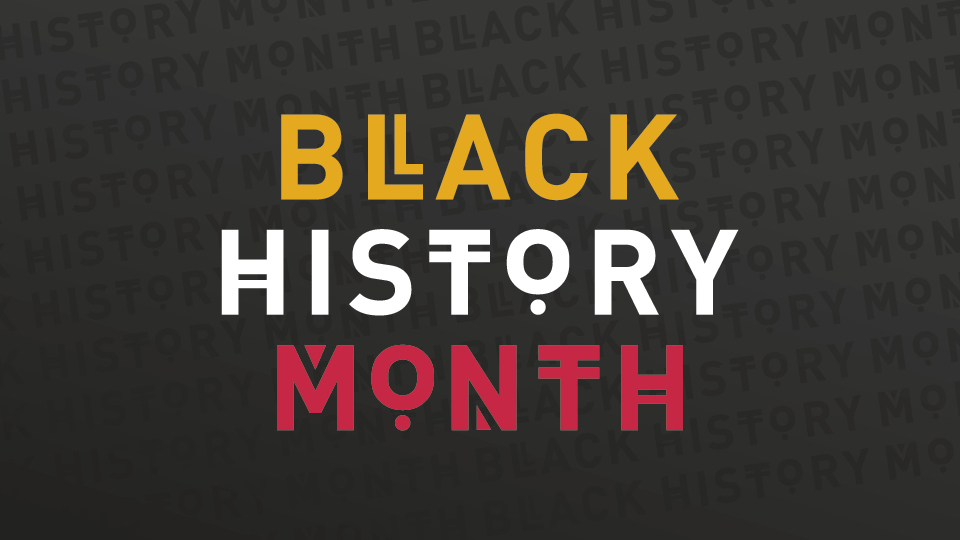 Graphic logo for Black History Month 