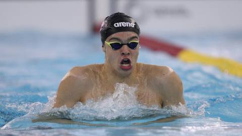 Ruben Rowbotham Keating swimming