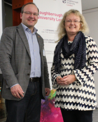‌Dr Peter Heisig with Dr Gillian Ragsdell