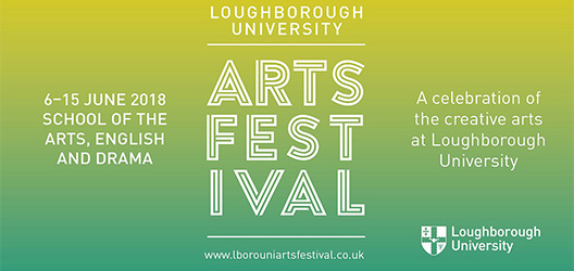 Pictured is the Loughborough University Arts Festival logo. 