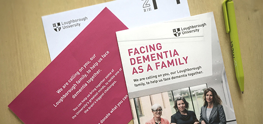 photo of the printed materials created for the Dementia campaign 