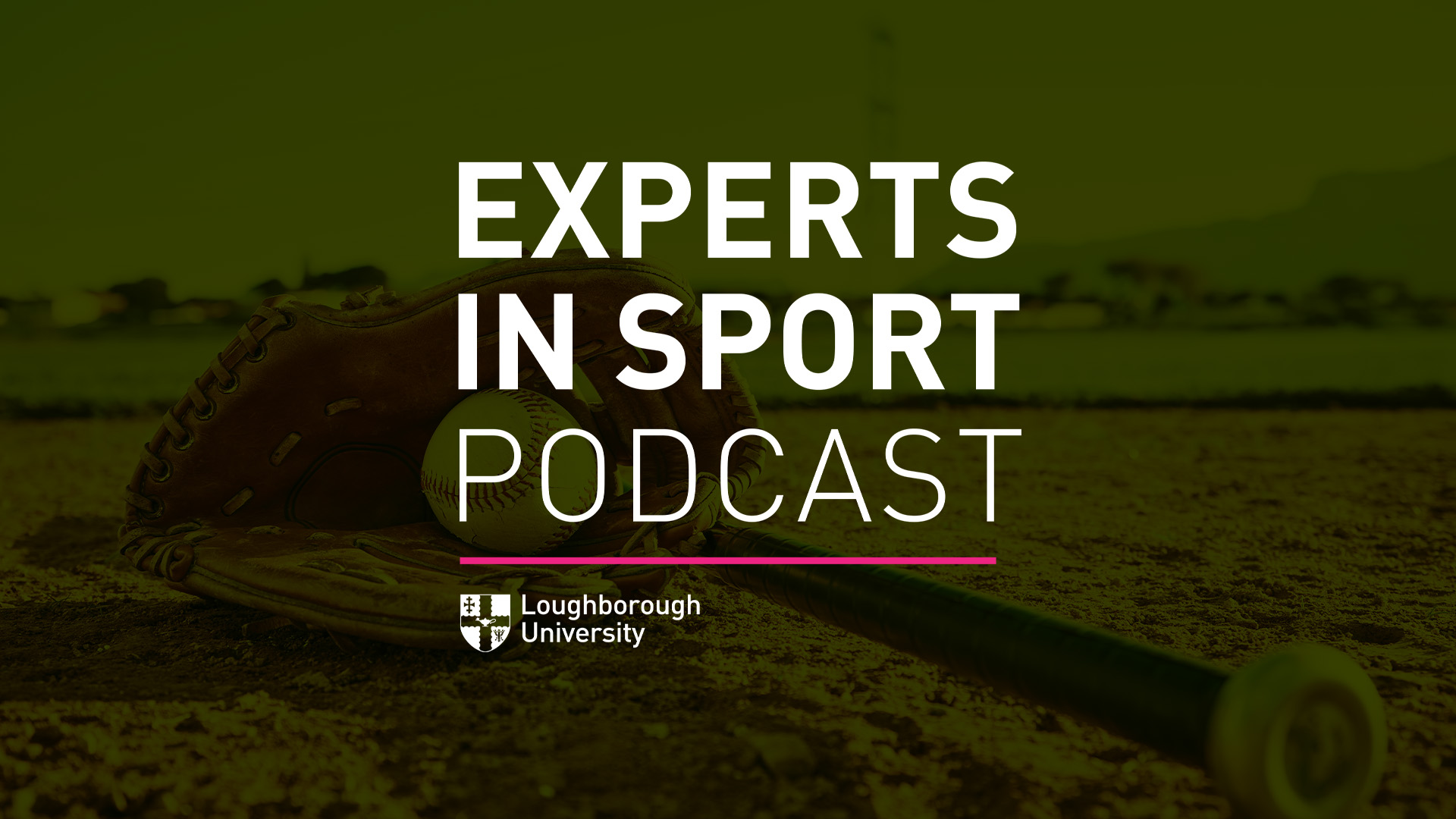 Image of a baseball mitt and bat with the 'Experts in Sport' logo overlaid