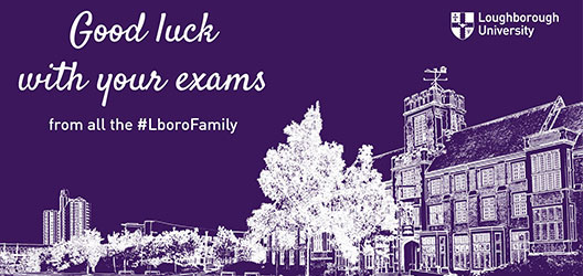 Good luck with your exam cards by Lboro University