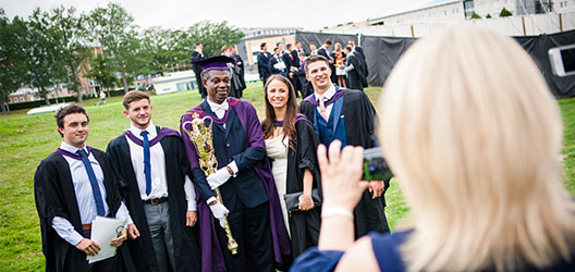 Picture of Loughborough students graduating