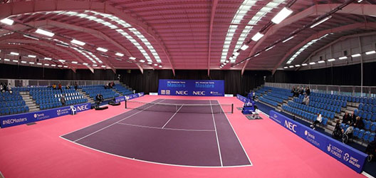 A photo of Loughborough University's Tennis Centre
