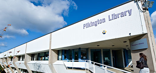 Front of Pilkington Library