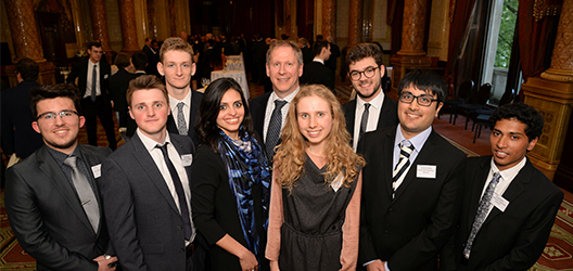 Photo of the student winners of the Mentor30Engineers competition