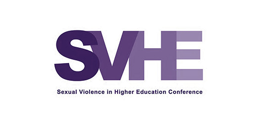 Pictured is the logo for the Sexual Violence in Higher Education Conference.