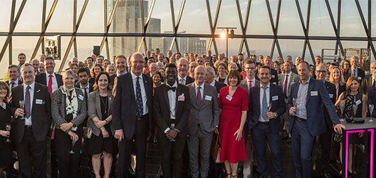 Guests in attendance at Vice Chancellor's reception in London