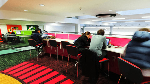 computer work area
