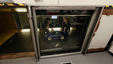 wind tunnel control room