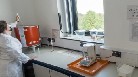 a researcher in a lab