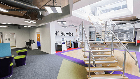 library level three reception