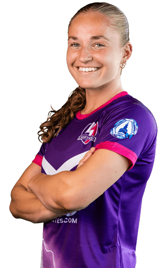 A photo of Lightning defender Evie Williams