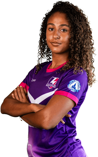 A photo of Lightning midfielder Olivia Mitchell