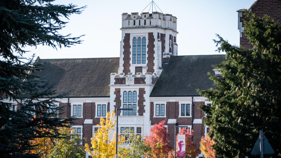 Hazlerigg Building in Autumn