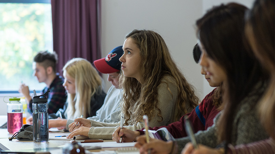 Students in Language Centre lessons