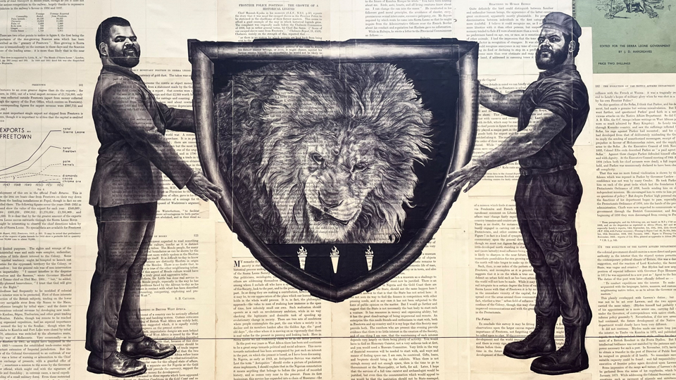 Habib's artwork of a lion 