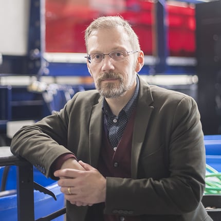 A man posing for his photo