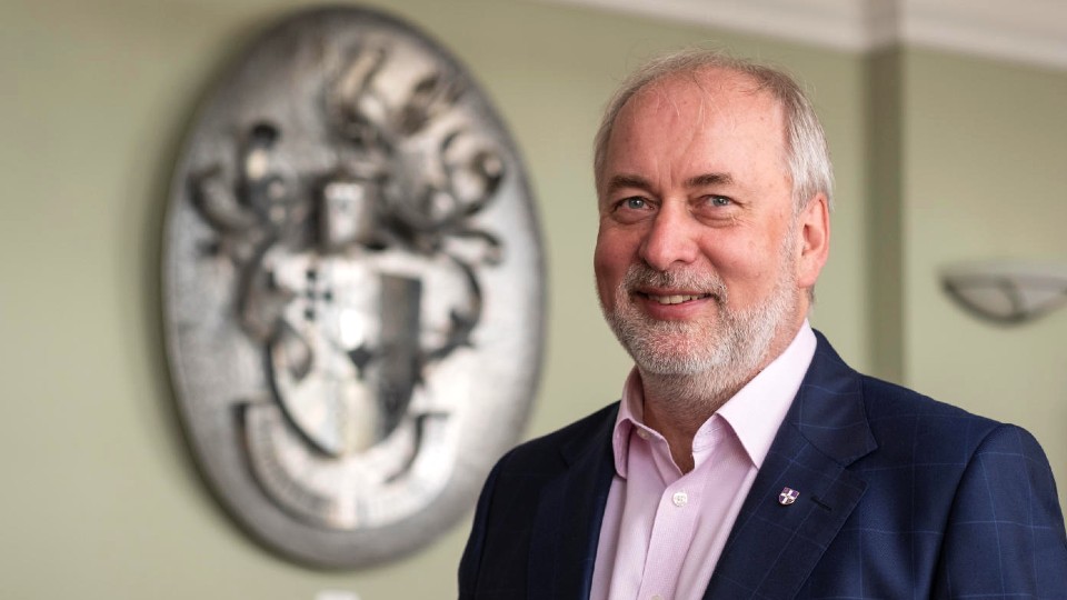 Indoor portrait of Professor Nick Jennings