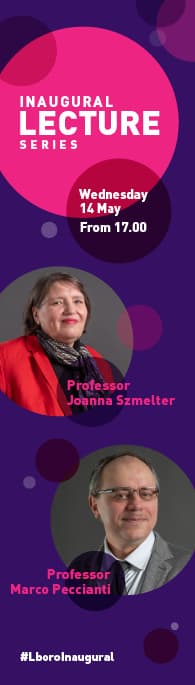 inaugural lecture May 14th