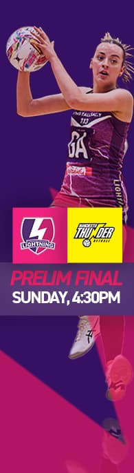 Lightning Netball Prelim Final