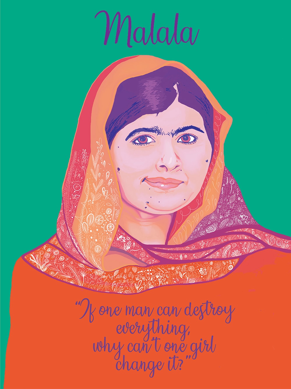 Malala illustration