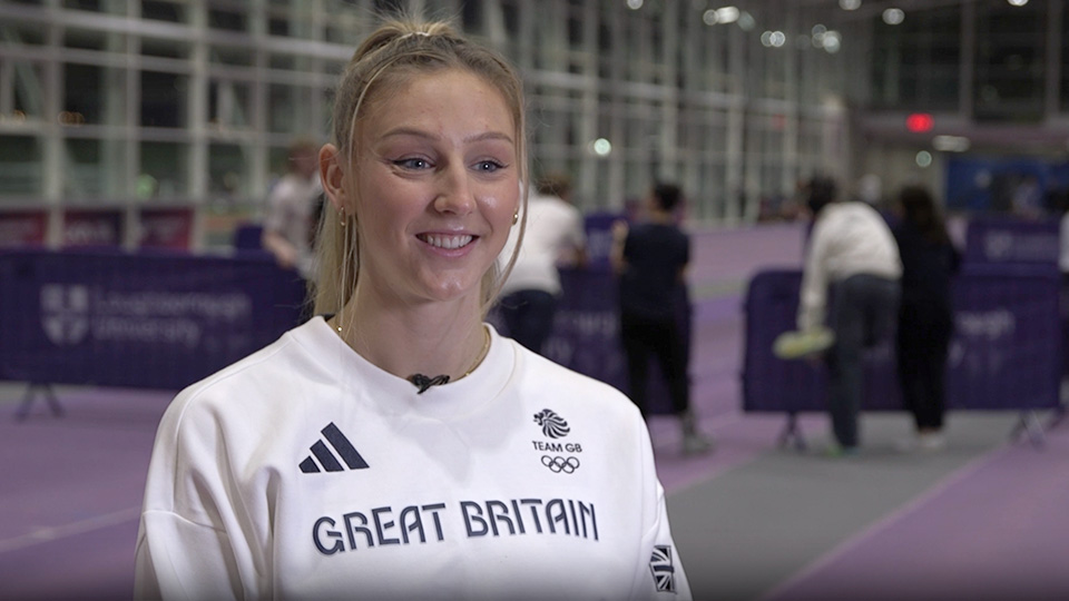 Pole vaulter Molly Caudery