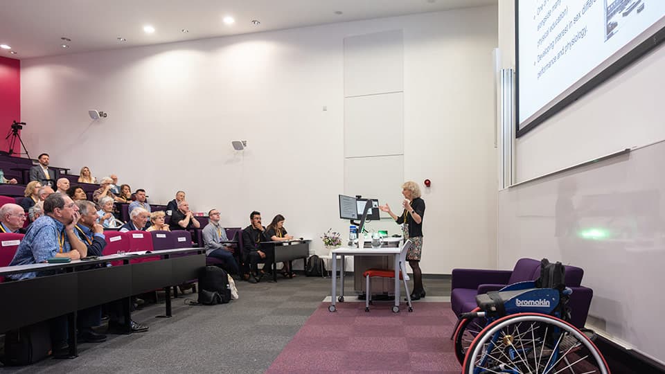 attendees at the 50 years of Sport and Exercise Science lecture
