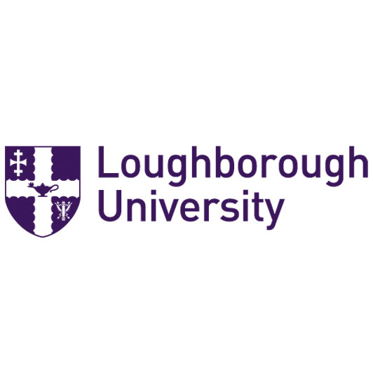 The Loughborough University logo - crest on left; name on right