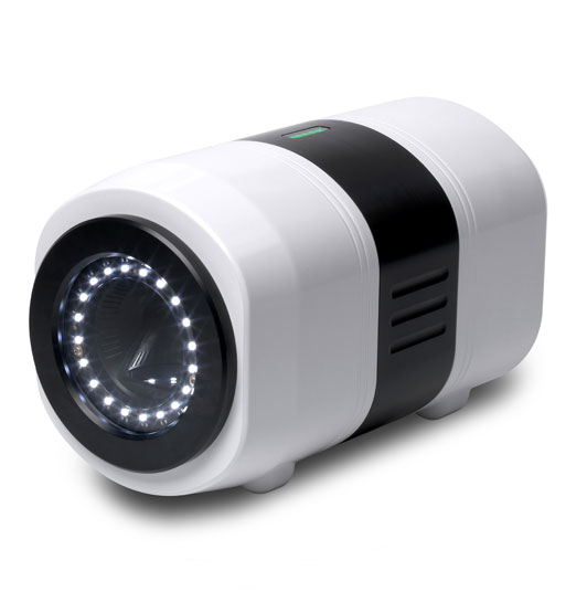 Close up photo of the Seracam device