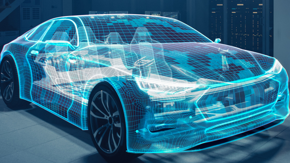 CGI of a hydrogen car