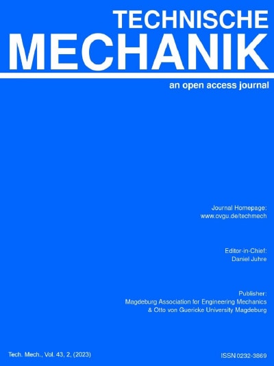 Technische Mechanik journal cover