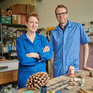 Photo of IAS Residential Fellows Tim Parsons & Jessica Charlesworth