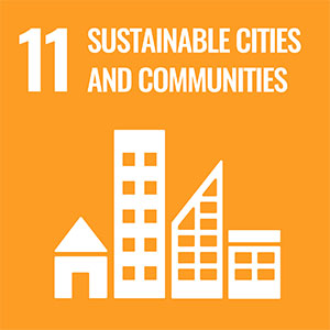 Logo for UNESCO Sustainable Development Goal 11